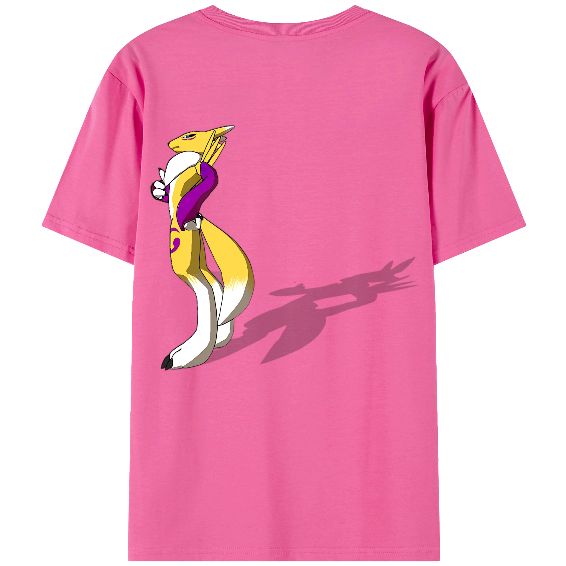 （画像用） Digimon デジタルモンスター/デジモン レディース半袖Tシャツ(バックプリント)